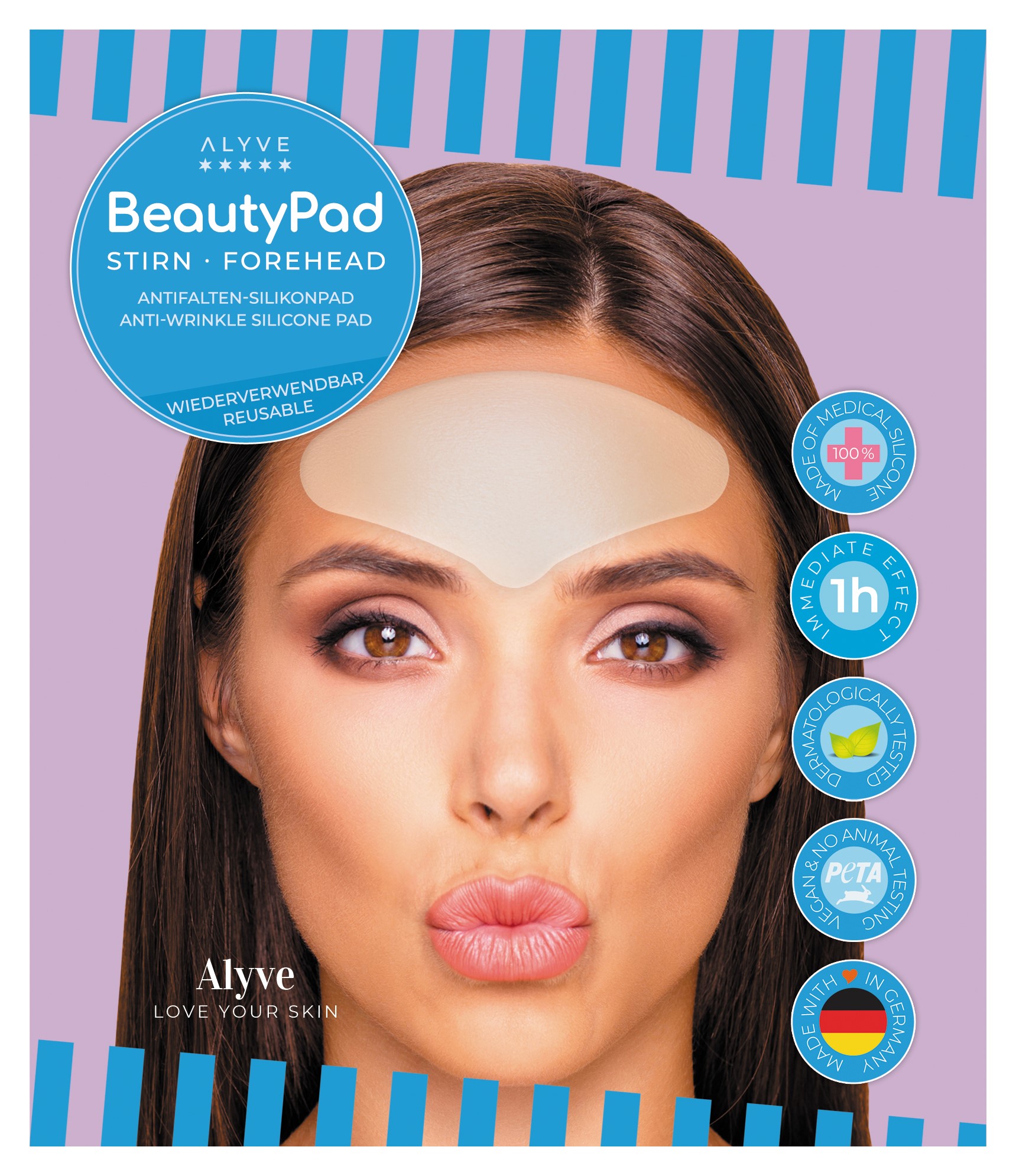 Alyve BeautyPad STIRN Antifalten-Silikonpad – Alyve Beauty Berlin